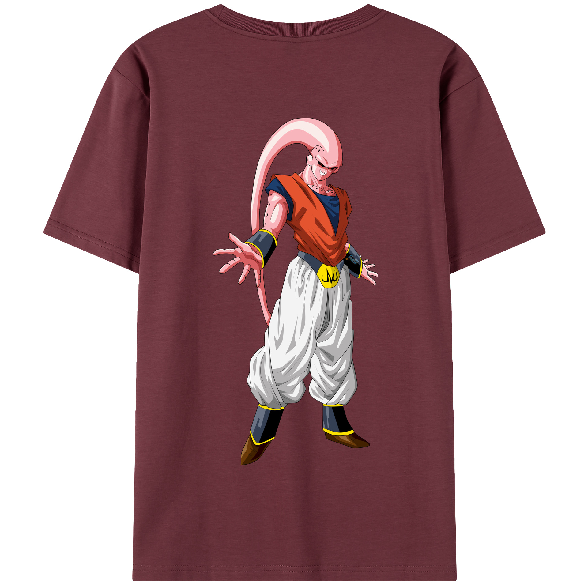 （画像用） ドラゴンボール 魔人ブウ DRAGON BALL Majin Buu 綿100％半袖Tシャツ（背面プリント）